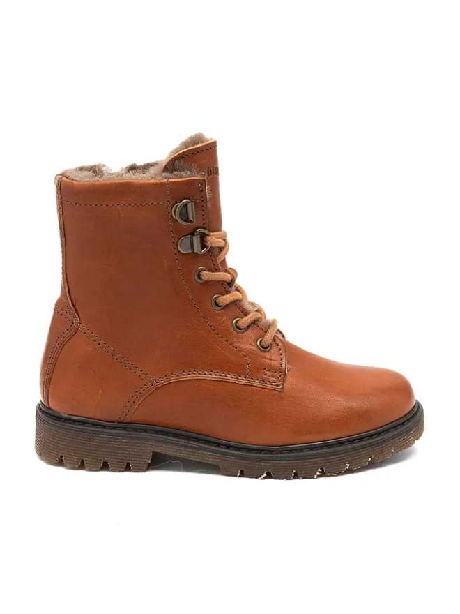 Leder-Boots "Maia" in Hellbraun>bisgaard Hot