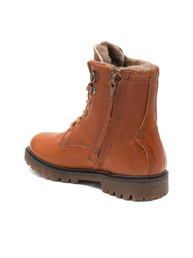 Leder-Boots "Maia" in Hellbraun>bisgaard Hot