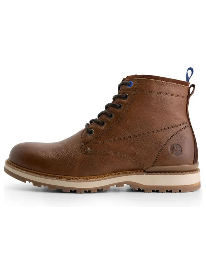 TRAVELIN' Stiefel & Boots^Leder-Boots "Malling" in Hellbraun