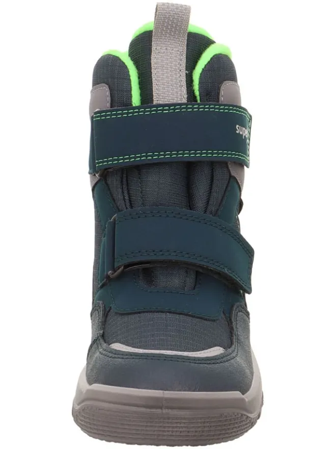 Leder-Boots "Mars" in Dunkelblau/ Grau>superfit Hot