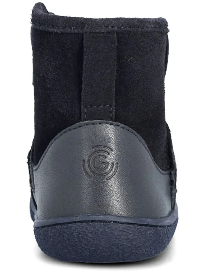 Groundies Stiefel & Boots^Leder-Boots "Mini Cozy" in Dunkelblau