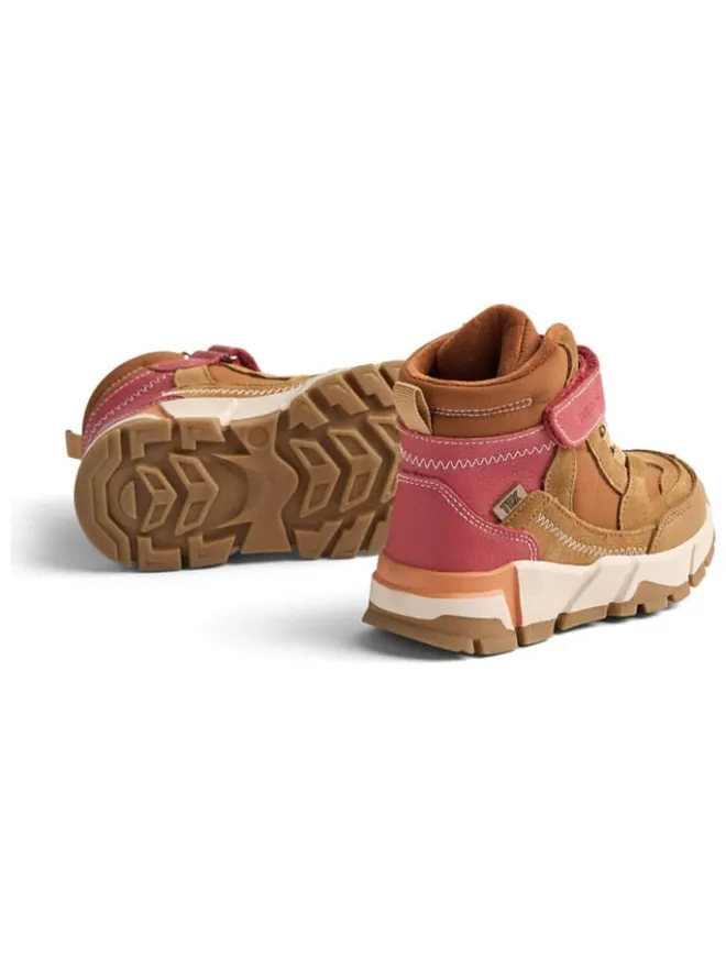 Leder-Boots "Muni Tex" in Hellbraun/ Pink>Wheat Clearance