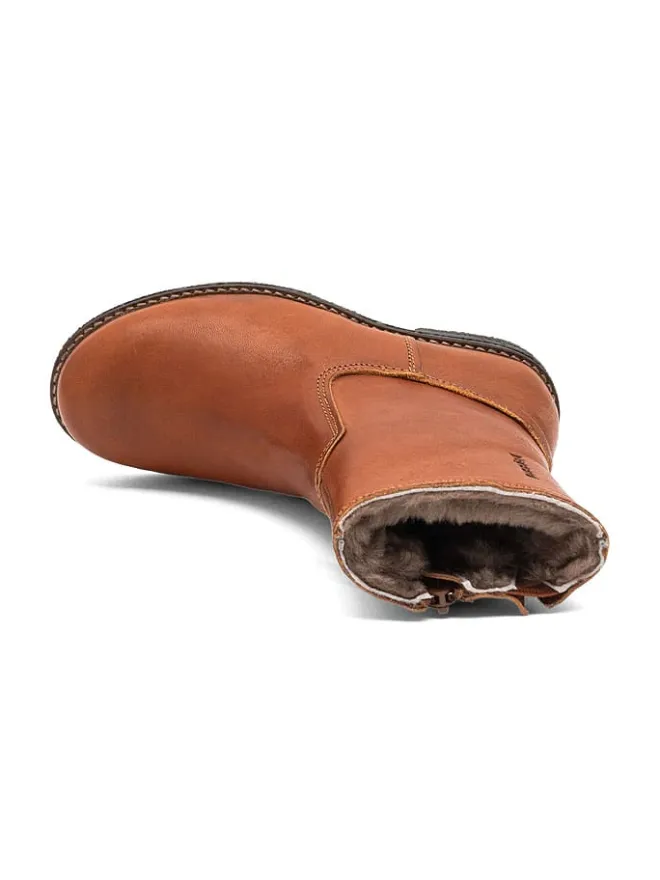 bisgaard Stiefel & Boots·Boots^Leder-Boots "Nicola" in Hellbraun