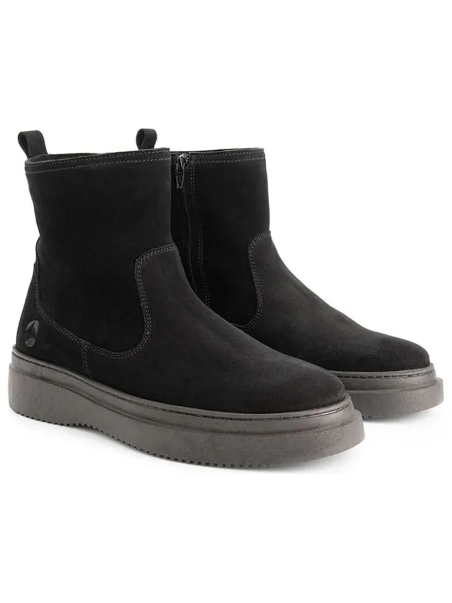 Leder-Boots "Okanagan" in Schwarz>TRAVELIN' Sale