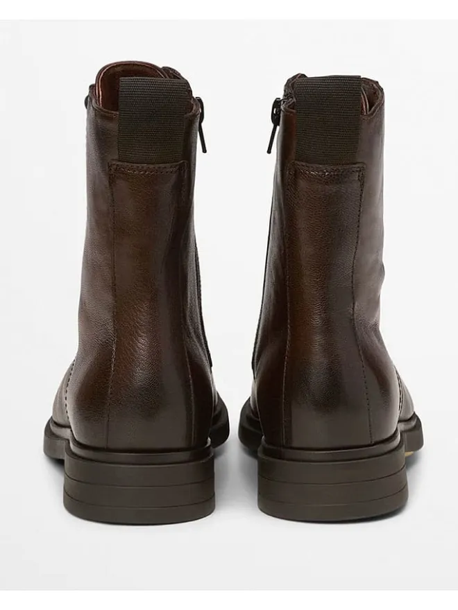 Marc O'Polo Shoes Stiefel & Boots^Leder-Boots "Paula" in Braun