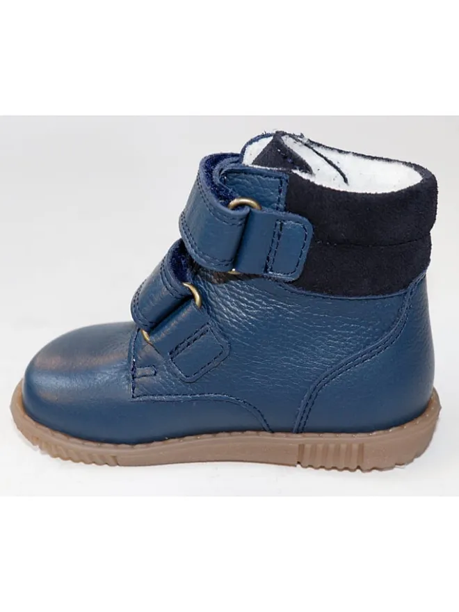 Leder-Boots "Robyn" in Blau>Bundgaard Discount