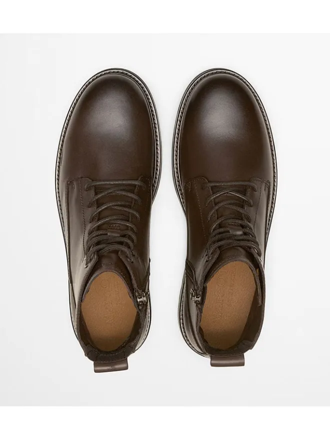 Marc O'Polo Shoes Stiefel & Boots^Leder-Boots "Rony" in Braun