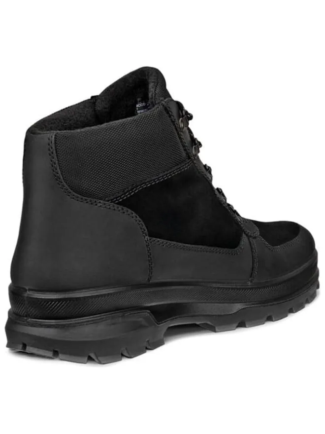 Leder-Boots "Rugged Track" in Schwarz>Ecco Hot