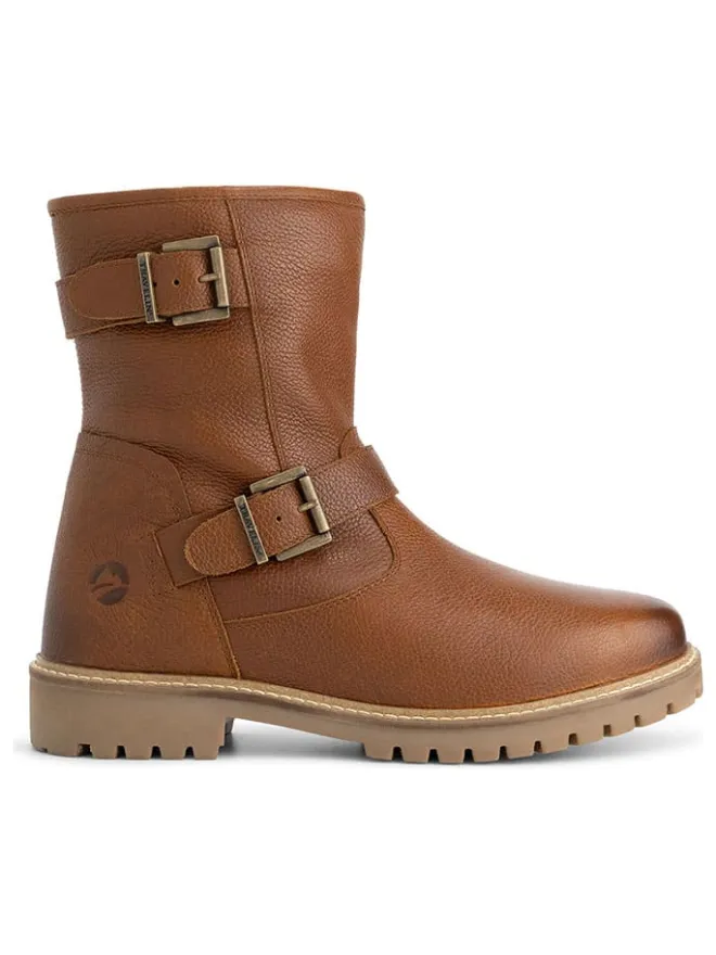 Leder-Boots "Skelde" in Hellbraun>TRAVELIN' Online