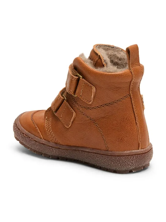 Leder-Boots "Storm" in Hellbraun>bisgaard Discount