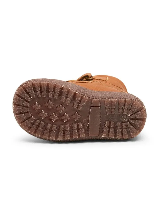 Leder-Boots "Storm" in Hellbraun>bisgaard Discount