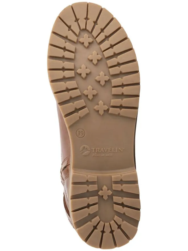 TRAVELIN' Stiefeletten^Leder-Boots "Tingvoll" in Hellbraun
