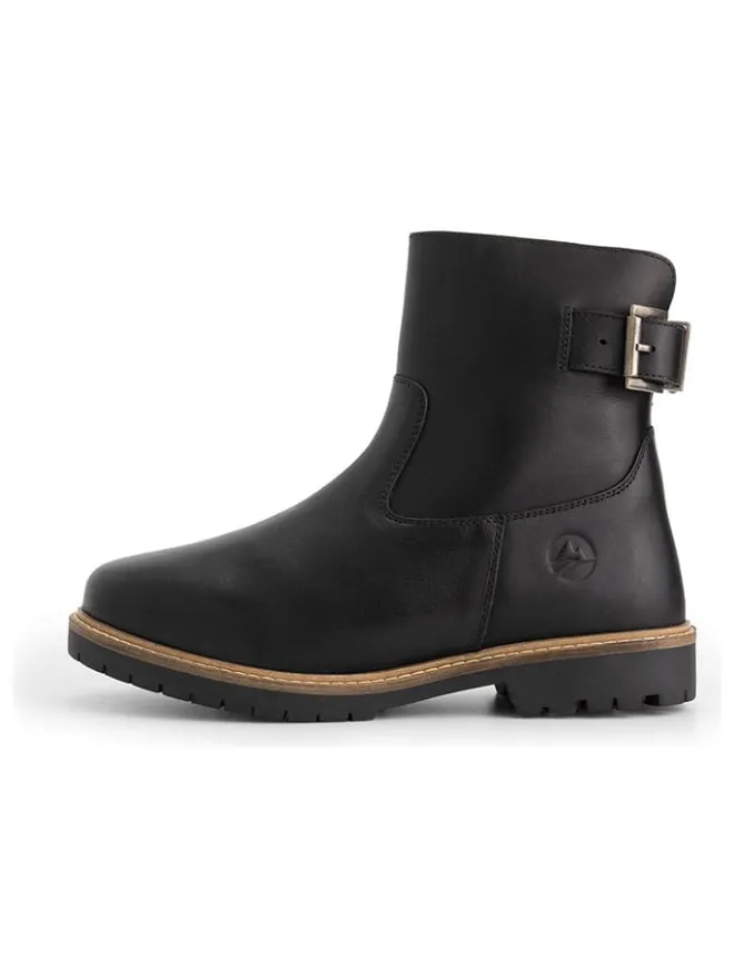 TRAVELIN' Stiefeletten^Leder-Boots "Tingvoll" in Schwarz