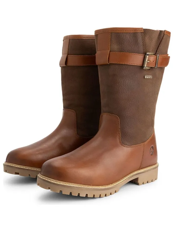Leder-Boots "Troms" in Hellbraun>TRAVELIN' Clearance