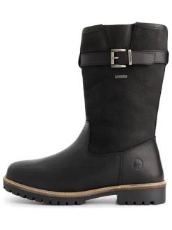 Leder-Boots "Troms" in Schwarz>TRAVELIN' Sale