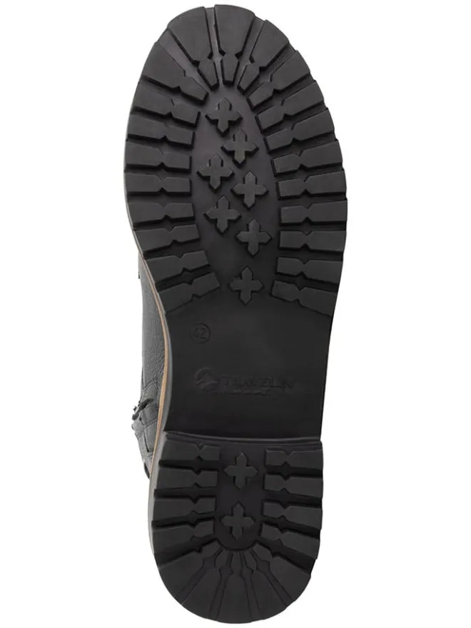 Leder-Boots "Trongsberg" in Schwarz>TRAVELIN' Sale