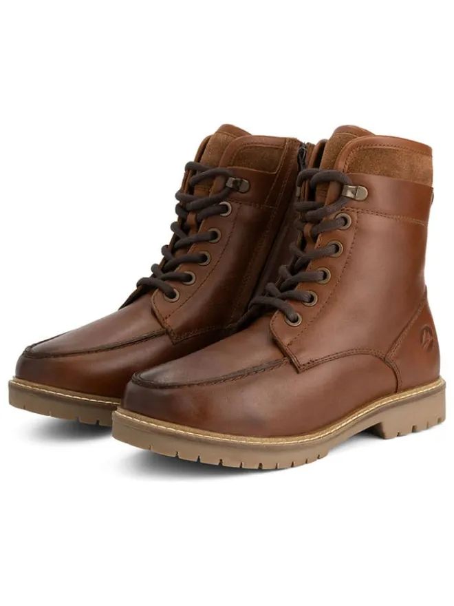 TRAVELIN' Stiefel & Boots^Leder-Boots "Tronstad" in Hellbraun