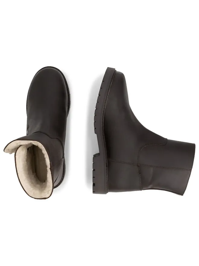 Leder-Boots "Vaerum" in Braun>TRAVELIN'