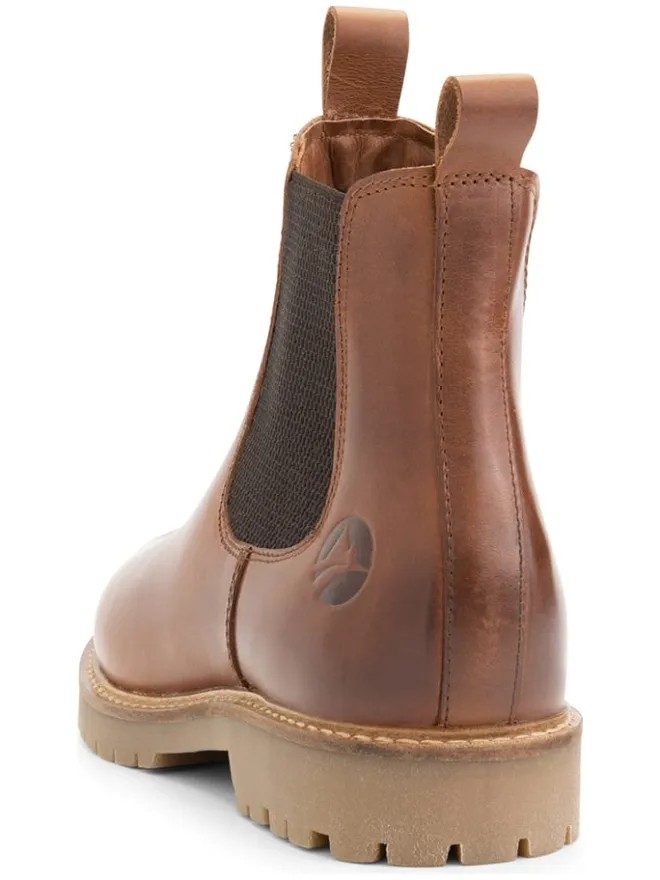Leder-Chelsa-Boots "Rosseland" in Hellbraun>TRAVELIN' New