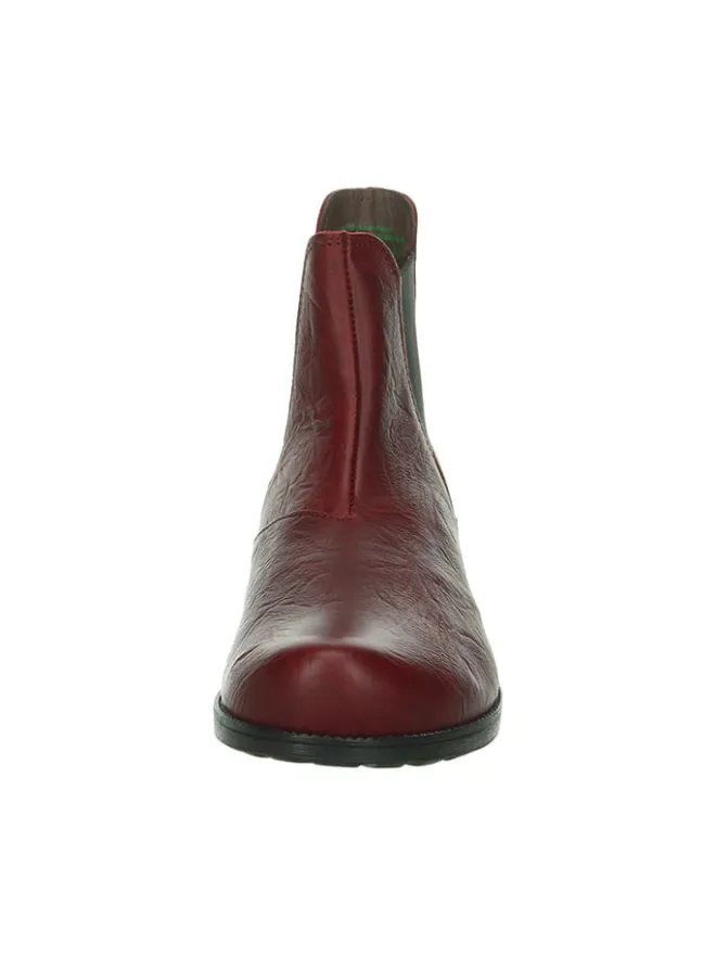 Leder-Chelsea-Boots in Rot>Think! Sale