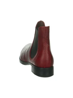 Leder-Chelsea-Boots in Rot><noscript><img width=