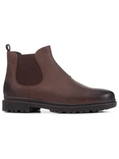 Leder-Chelsea-Boots "Andalo" in Braun>Geox New