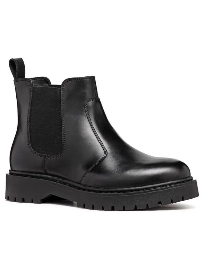 Leder-Chelsea-Boots "Bleyze" in Schwarz>Geox New