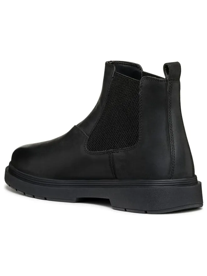 Leder-Chelsea-Boots "Calaita" in Schwarz>Geox Clearance