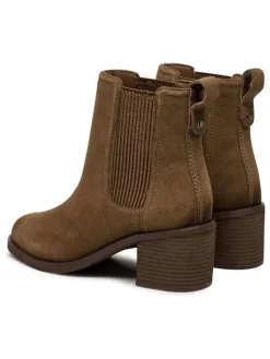 Clarks Stiefeletten^Leder-Chelsea-Boots 