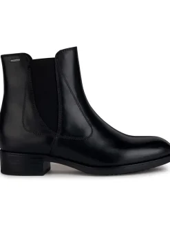 Geox Stiefeletten^Leder-Chelsea-Boots "Felicity" in Schwarz