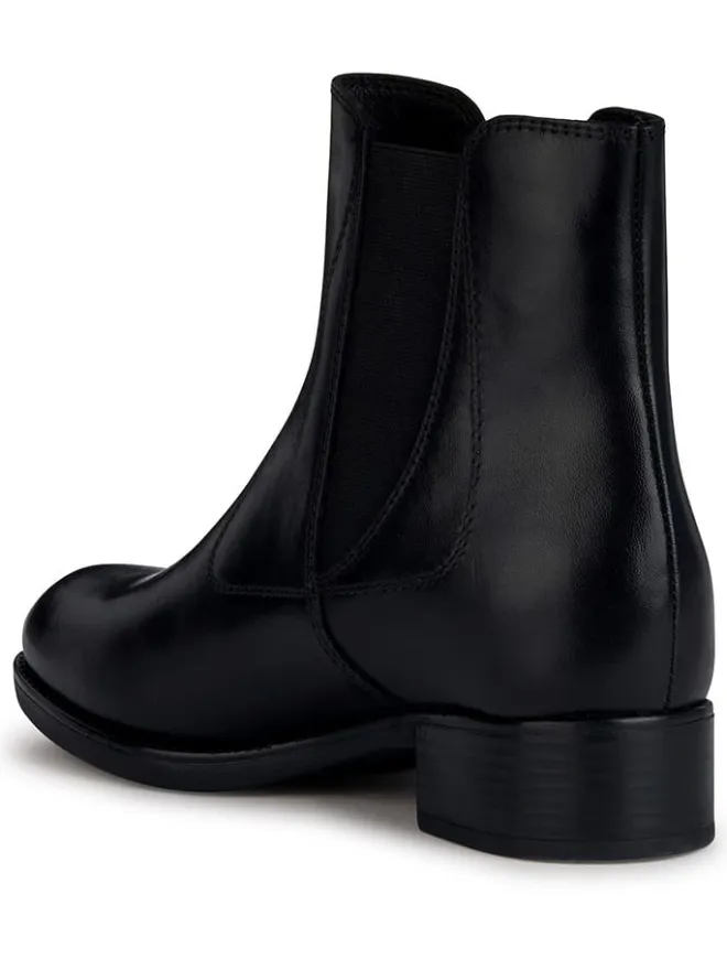 Geox Stiefeletten^Leder-Chelsea-Boots "Felicity" in Schwarz