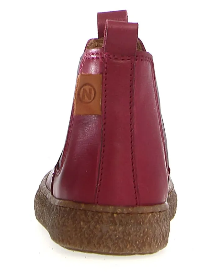 Leder-Chelsea-Boots "Figus" in Rot>Naturino Best