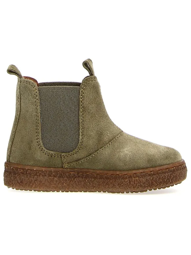 Naturino Stiefeletten·Chelsea Boots^Leder-Chelsea-Boots "Figus" in Grün