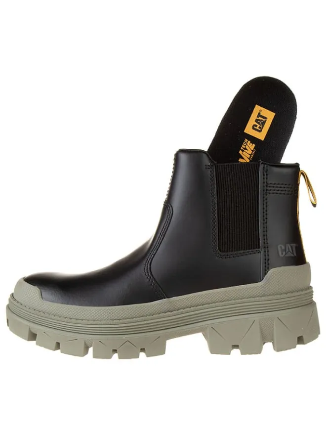 CAT Stiefel & Boots|Stiefeletten^Leder-Chelsea-Boots "Hardwear" in Schwarz