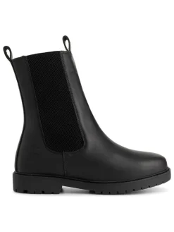 TRAVELIN' Stiefeletten^Leder-Chelsea-Boots "Herning" in Schwarz