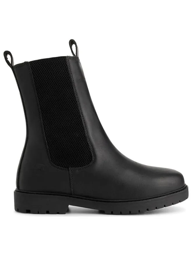 TRAVELIN' Stiefeletten^Leder-Chelsea-Boots "Herning" in Schwarz