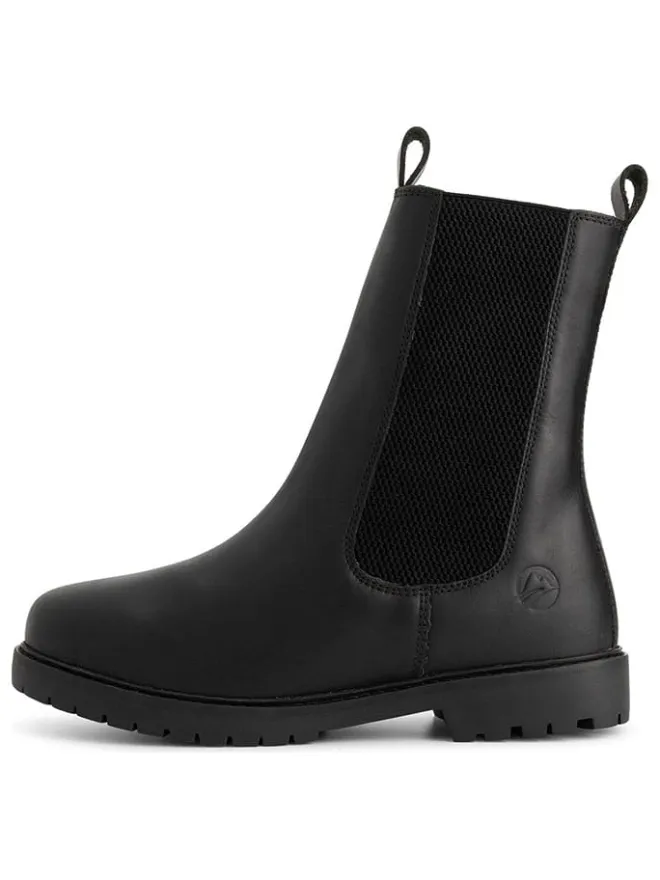 TRAVELIN' Stiefeletten^Leder-Chelsea-Boots "Herning" in Schwarz
