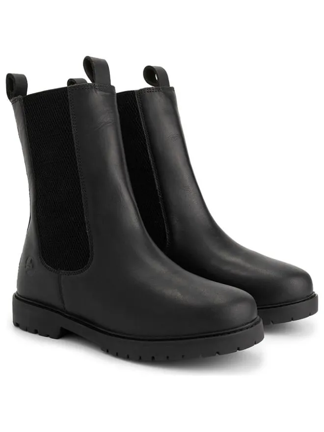 TRAVELIN' Stiefeletten^Leder-Chelsea-Boots "Herning" in Schwarz