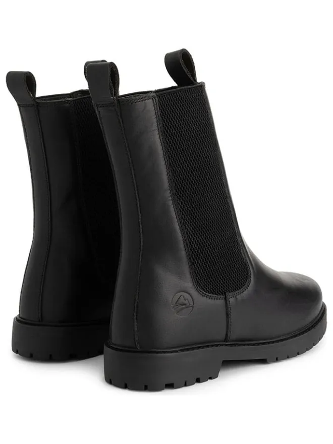 TRAVELIN' Stiefeletten^Leder-Chelsea-Boots "Herning" in Schwarz