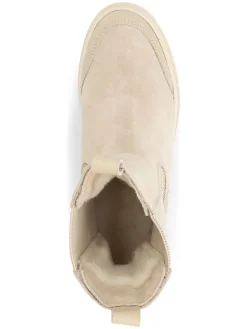 TRAVELIN' Stiefeletten^Leder-Chelsea-Boots in Beige