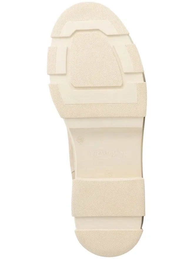 TRAVELIN' Stiefeletten^Leder-Chelsea-Boots in Beige