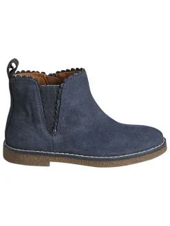 Leder-Chelsea-Boots in Blau><noscript><img width=