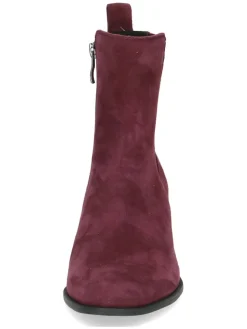 Leder-Chelsea-Boots in Bordeaux><noscript><img width=