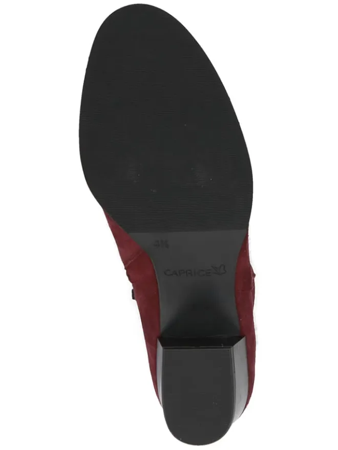 Leder-Chelsea-Boots in Bordeaux>Caprice Best