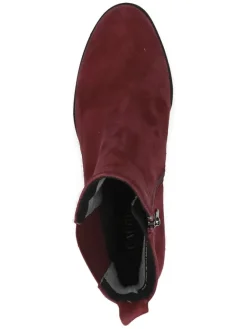 Leder-Chelsea-Boots in Bordeaux><noscript><img width=