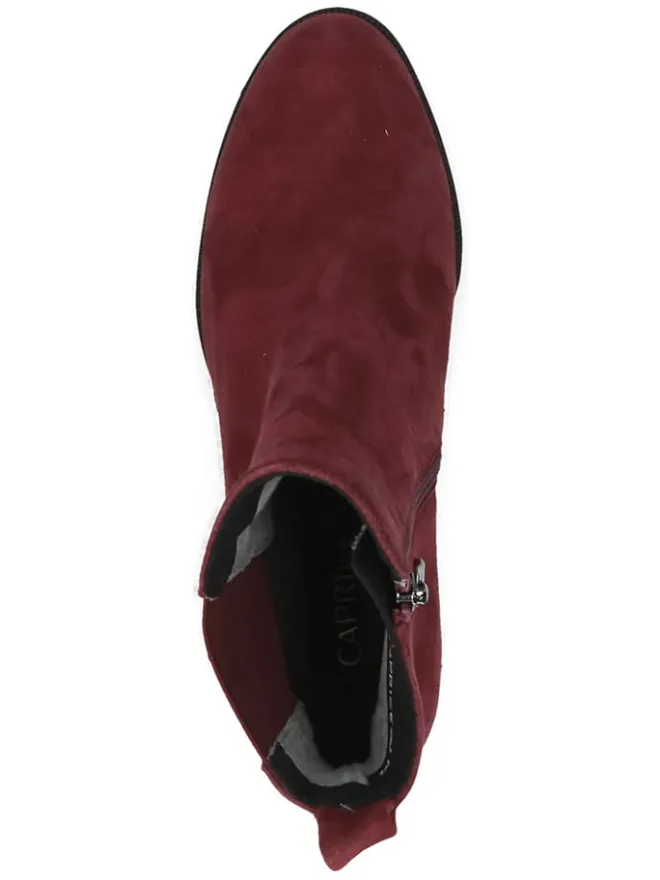 Leder-Chelsea-Boots in Bordeaux>Caprice Best
