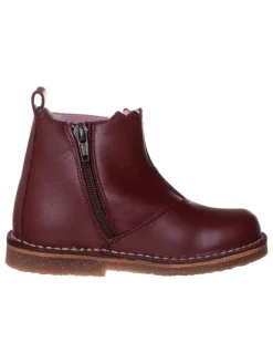 kmins Stiefeletten·Chelsea Boots^Leder-Chelsea-Boots in Bordeaux