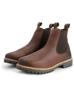TRAVELIN' Stiefel & Boots^Leder-Chelsea-Boots in Braun