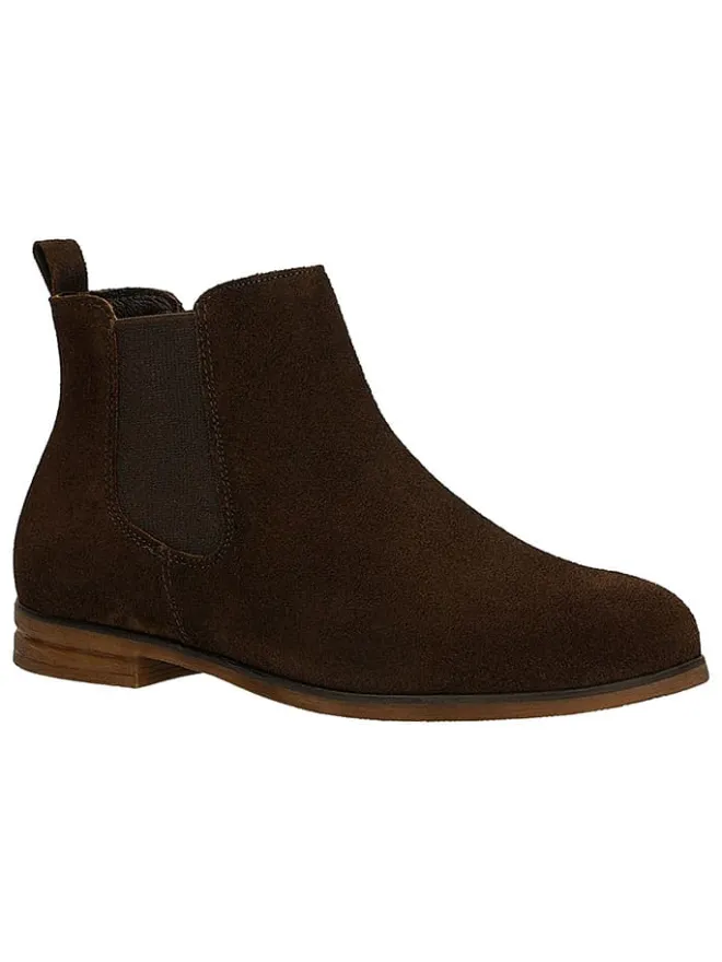 Wojas Stiefeletten^Leder-Chelsea-Boots in Braun