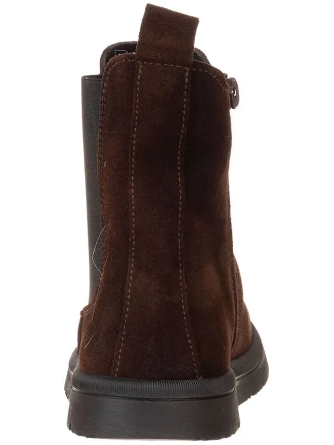 Leder-Chelsea-Boots in Braun>lamino Best